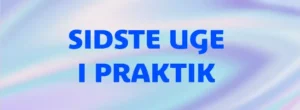 Sidste uge som praktikant 🧚‍♂️